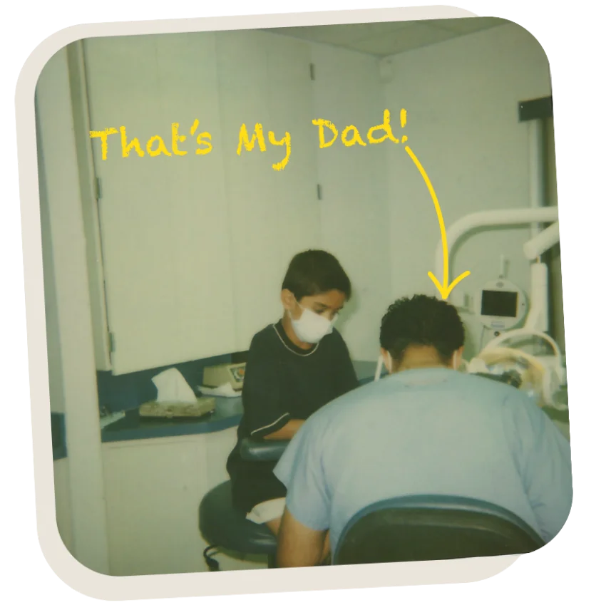 Dr. Patel assisting his father