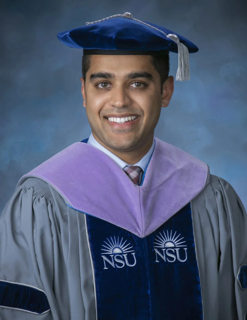 Dr. Patel at graduation