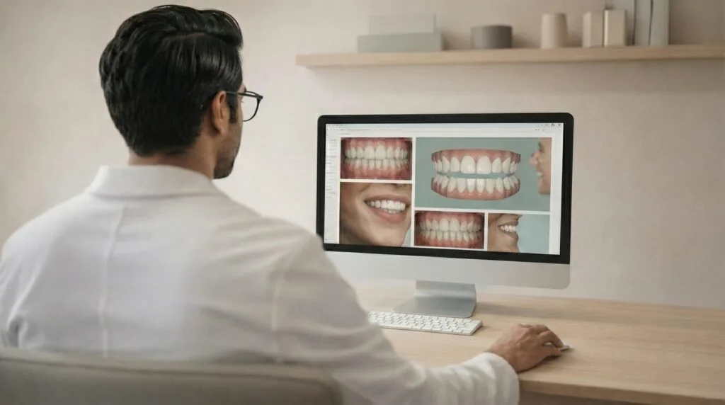 Dr. Patel reviewing a treatment plan with a patient