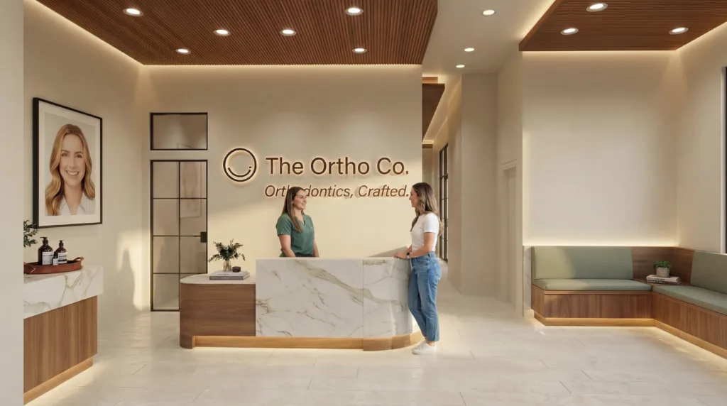 The Ortho Co. reception area