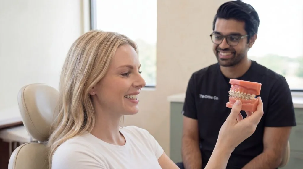 Discussing braces and Invisalign options